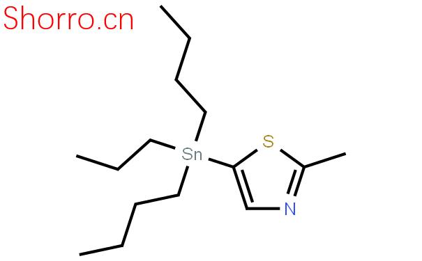 2-甲基-5-(三丁基錫)噻唑結構式圖片|223418-75-5結構式圖片